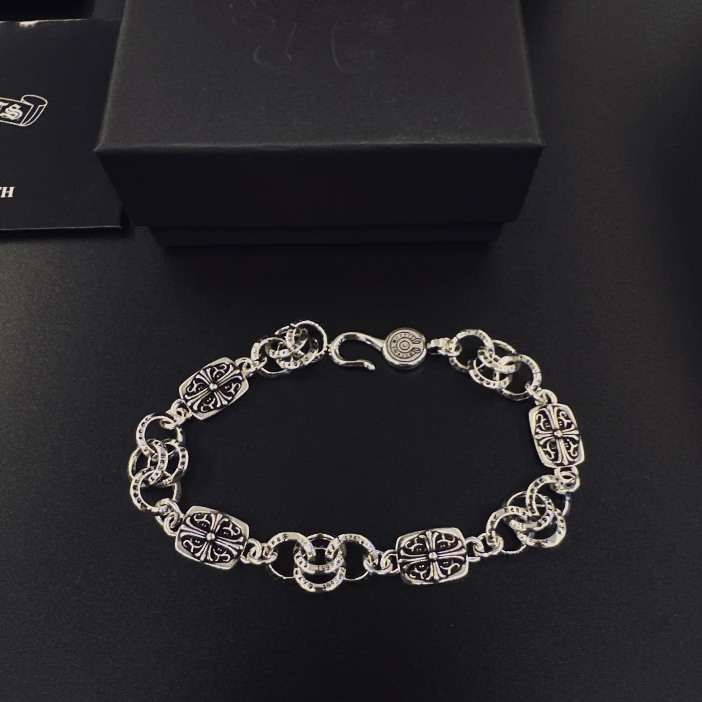 Chrome Hearts Sterling Silver Filigree Bracelet